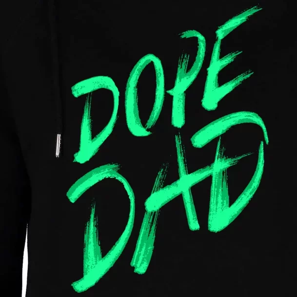 Dope Dad Womens Funnel Neck Pullover Hood