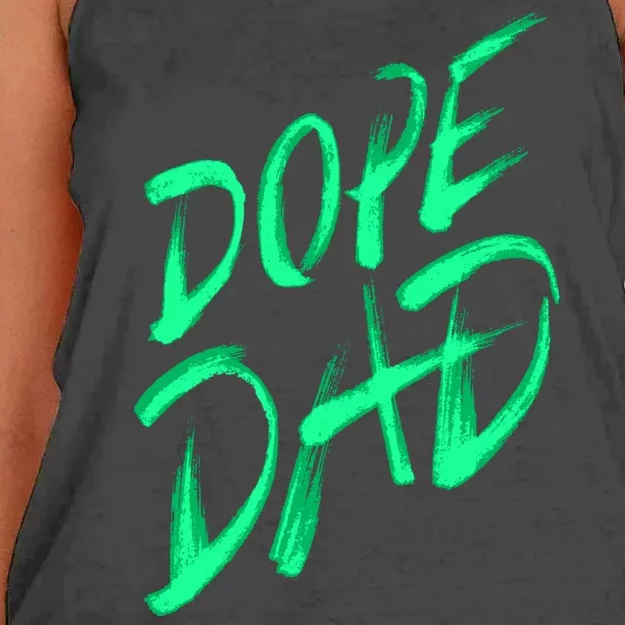 Dope Dad Women's Knotted Racerback Tank