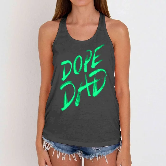 Dope Dad Women's Knotted Racerback Tank