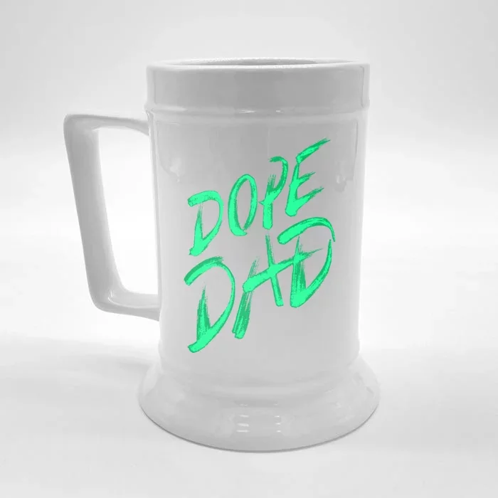 Dope Dad Front & Back Beer Stein