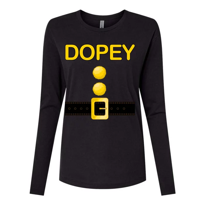 Dopey Dwarf Costume Womens Cotton Relaxed Long Sleeve T-Shirt