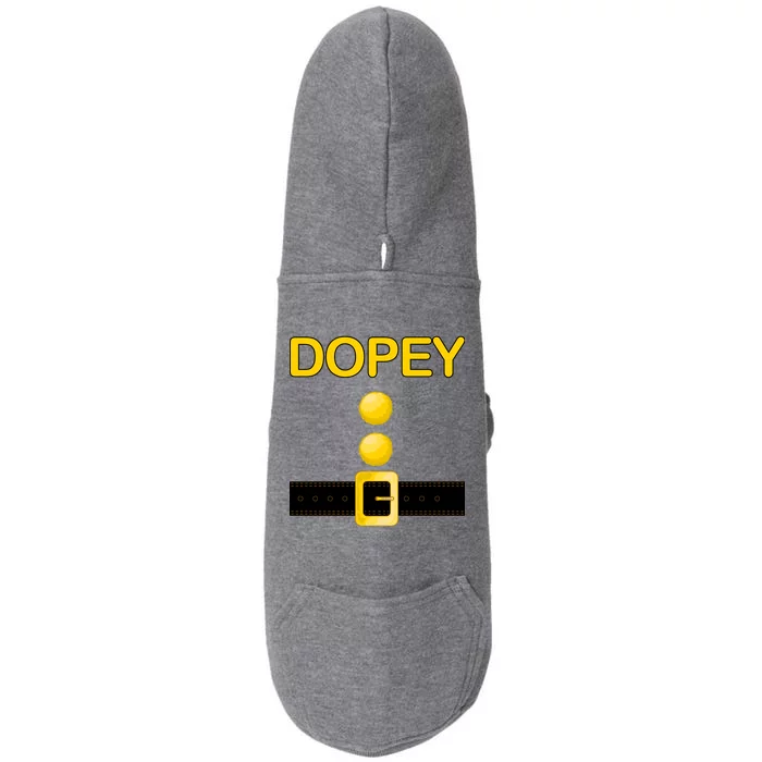 Dopey Dwarf Costume Doggie 3-End Fleece Hoodie