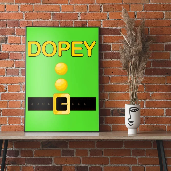 Dopey Dwarf Costume Poster