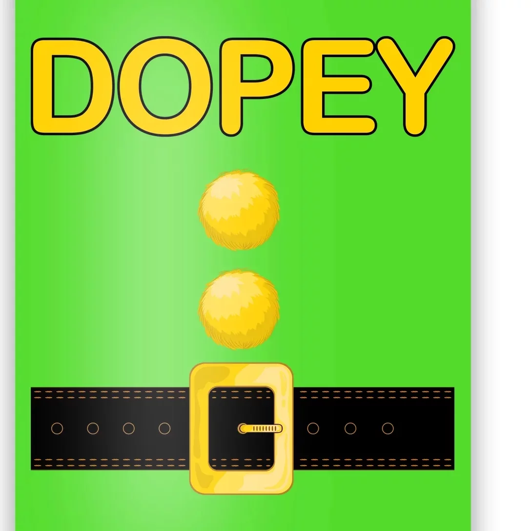 Dopey Dwarf Costume Poster