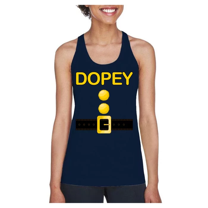 Dopey Dwarf Costume Women's Racerback Tank