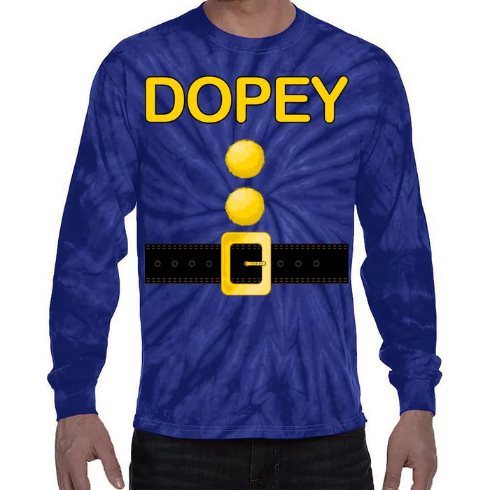 Dopey Dwarf Costume Tie-Dye Long Sleeve Shirt