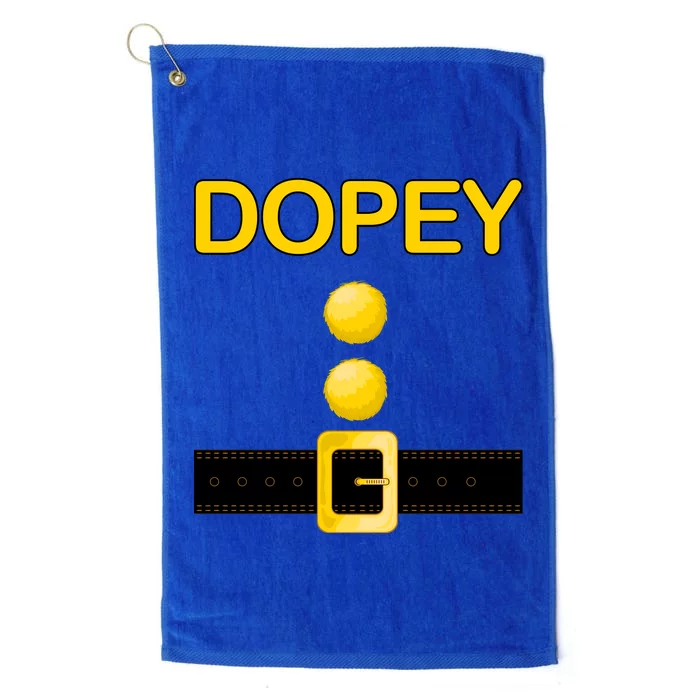 Dopey Dwarf Costume Platinum Collection Golf Towel