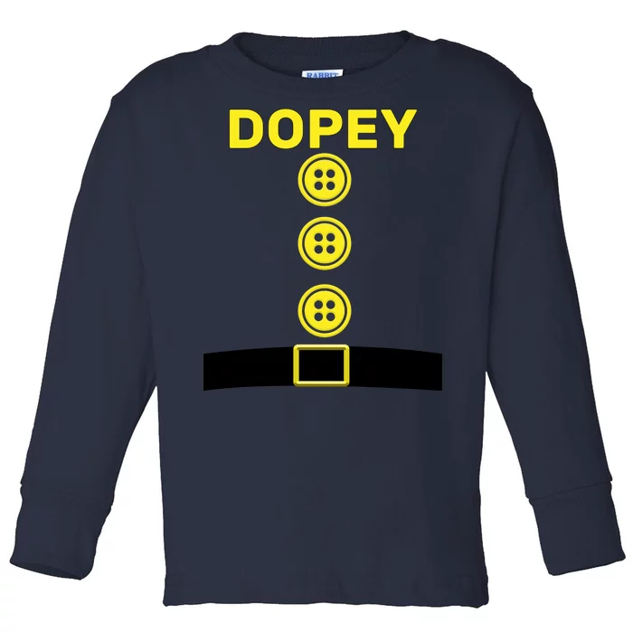 Dopey Dwarf Halloween Costume Toddler Long Sleeve Shirt