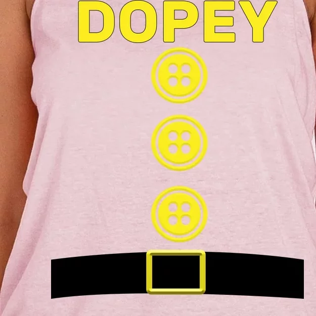 Dopey Dwarf Halloween Costume Women's Knotted Racerback Tank