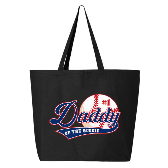 Daddy Of Rookie Of Year 1st Birthday Baseball Theme Matching 25L Jumbo Tote