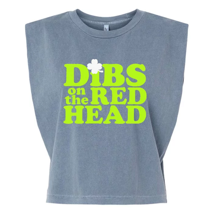 Dibs Onhe Redhead Saint Patrick's Day Garment-Dyed Women's Muscle Tee