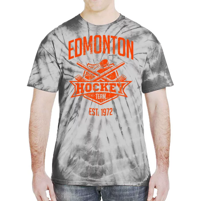 Distressed Oiler Retro Stick Fan Party Tailgate Tie-Dye T-Shirt