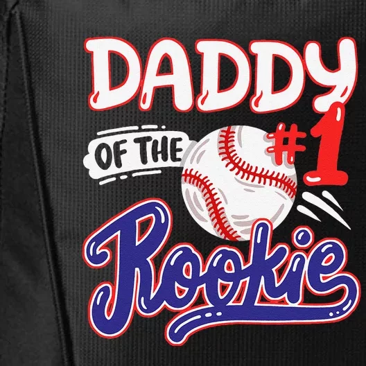 Daddy Of Rookie 1st Baseball Birthday Party Theme Matching City Backpack