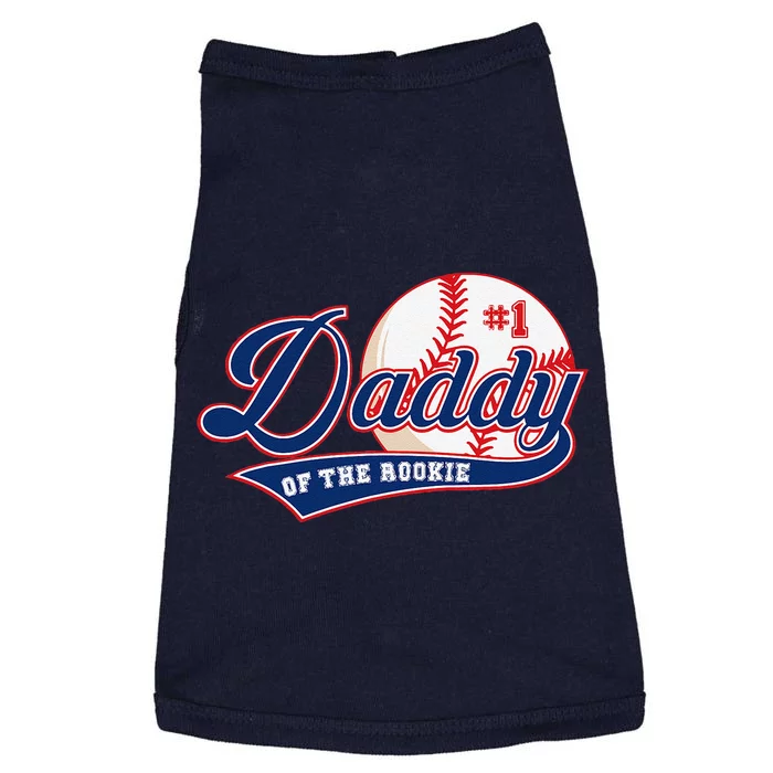 Daddy Of Rookie Of Year 1st Birthday Baseball Theme Matching Doggie Tank