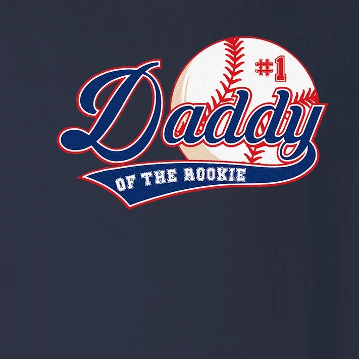 Daddy Of Rookie Of Year 1st Birthday Baseball Theme Matching Toddler Long Sleeve Shirt