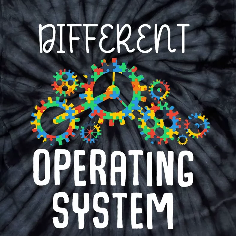 Different Operating System Autism Awareness Puzzle Tolerance Tie-Dye T-Shirt