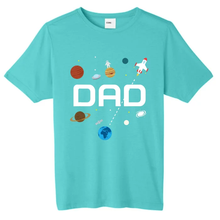 Dad Outer Space Birthday Party ChromaSoft Performance T-Shirt