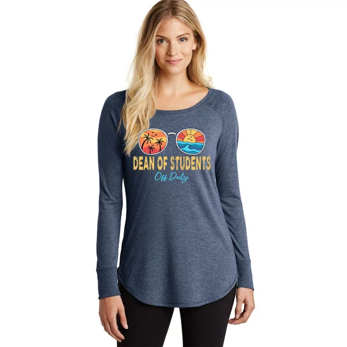 Dean Of Students Off Duty Happy Last Day Of School Summer Long Sleeve Women's Perfect Tri Tunic Long Sleeve Shirt