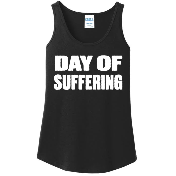 Day Of Suffering Visualize Industrial Collapse Ladies Essential Tank