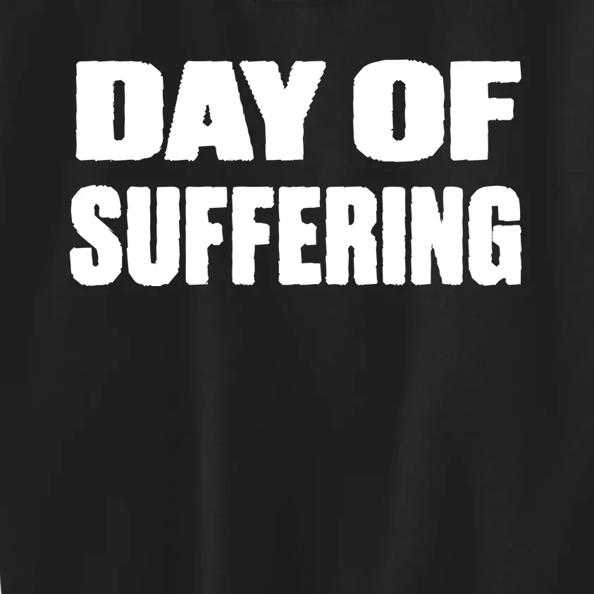 Day Of Suffering Visualize Industrial Collapse Kids Sweatshirt