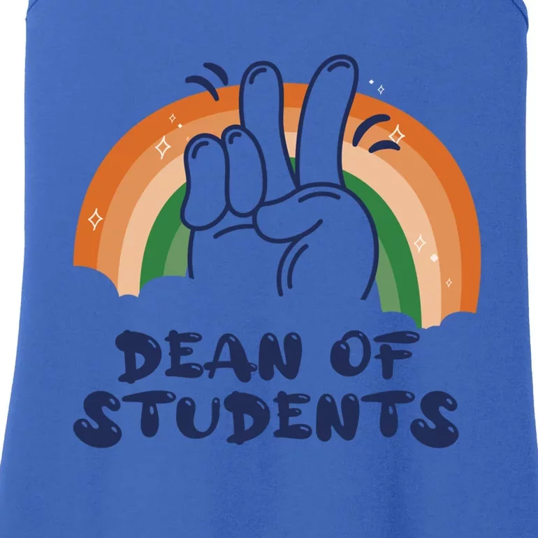 Dean Of Students Kindergarten Funny Rainbow Appreciation Day Gift Ladies Essential Tank