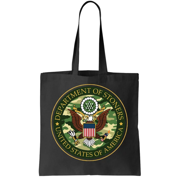 Department Of Stoners Funny Weed Cannabis Pot America USA Tote Bag