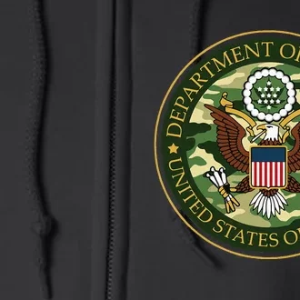 Department Of Stoners Funny Weed Cannabis Pot America USA Full Zip Hoodie