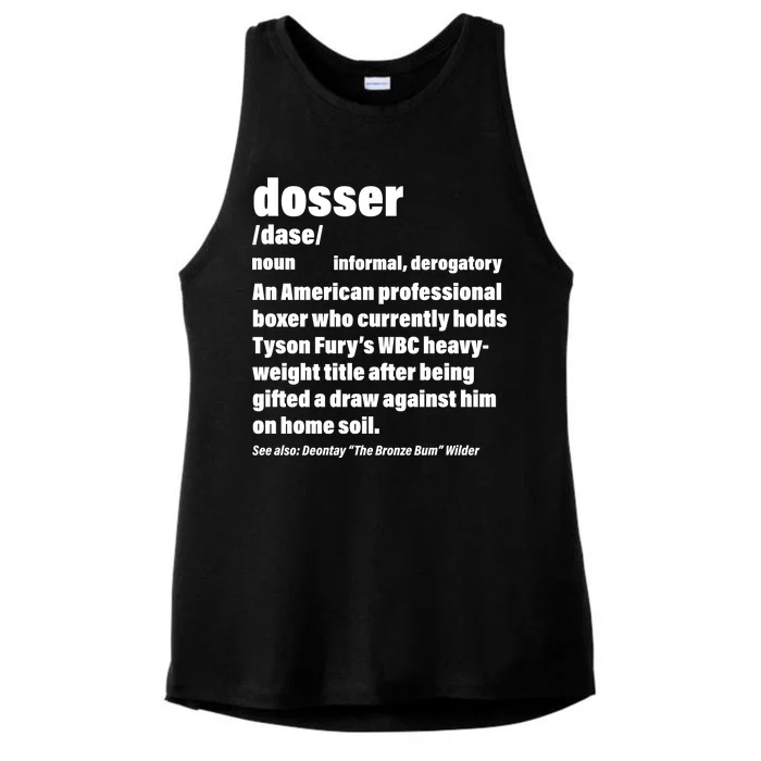 Dosser Definition Ladies Tri-Blend Wicking Tank