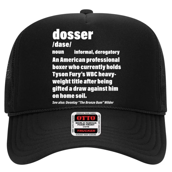 Dosser Definition High Crown Mesh Trucker Hat