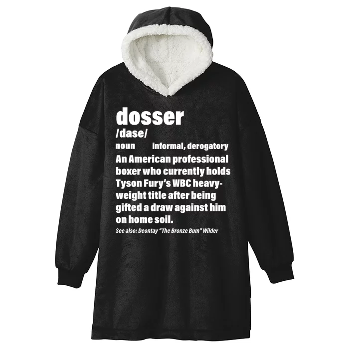 Dosser Definition Hooded Wearable Blanket