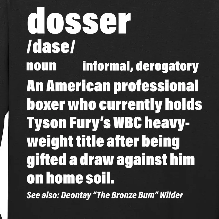 Dosser Definition Tall Long Sleeve T-Shirt