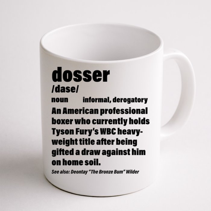 Dosser Definition Front & Back Coffee Mug