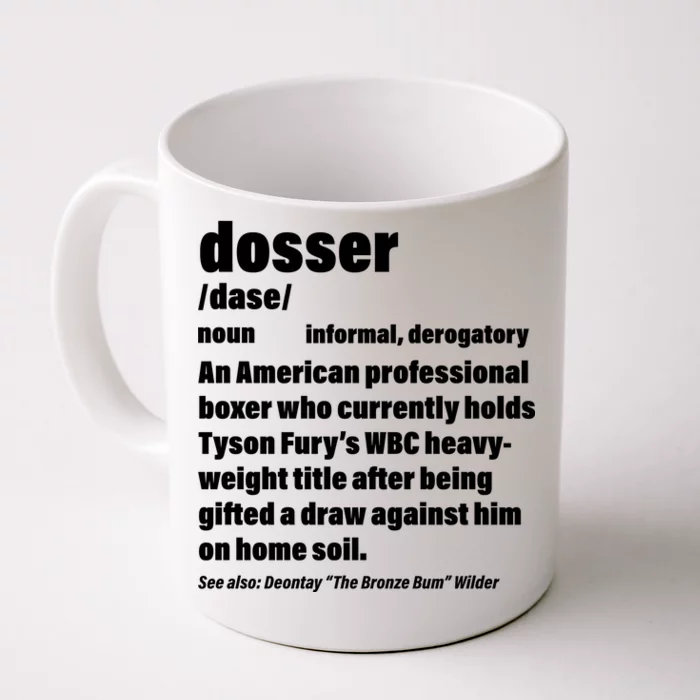 Dosser Definition Front & Back Coffee Mug