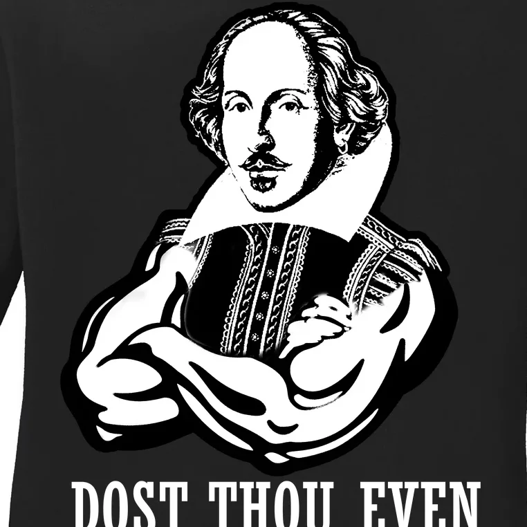 Dost Thou Even Hoist Sir? Ladies Long Sleeve Shirt