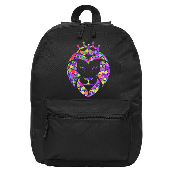 Dot Day King Lion 16 in Basic Backpack