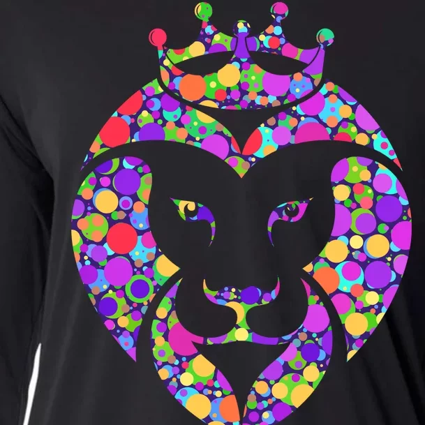 Dot Day King Lion Cooling Performance Long Sleeve Crew