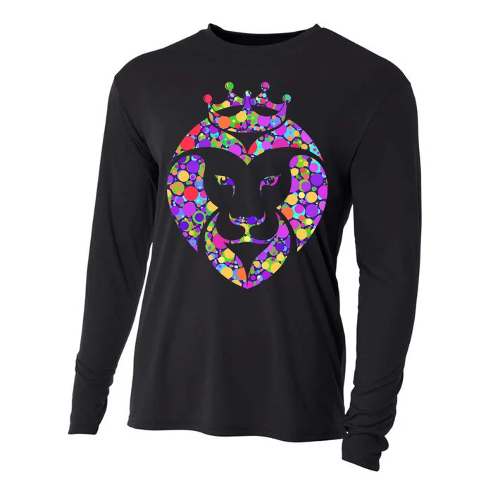 Dot Day King Lion Cooling Performance Long Sleeve Crew