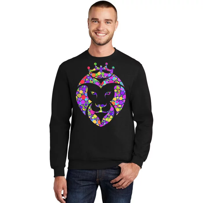 Dot Day King Lion Tall Sweatshirt