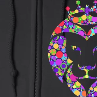 Dot Day King Lion Full Zip Hoodie