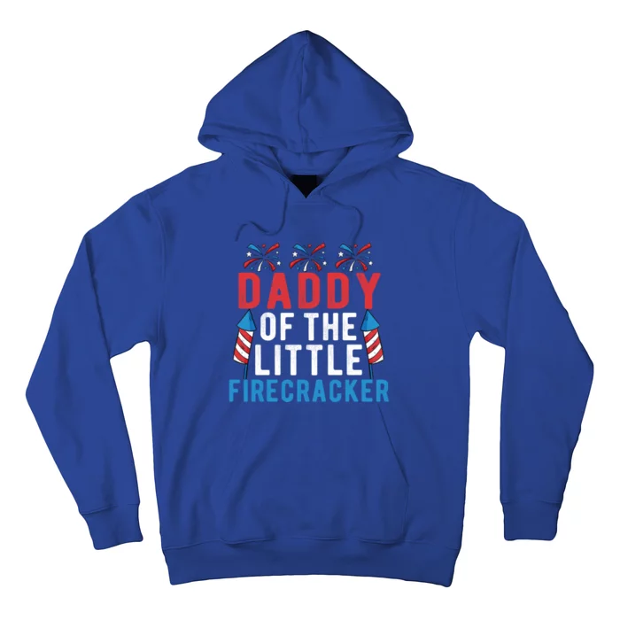 Daddy Of The Little Firecracker 4th Of July Matching Family Gift Hoodie