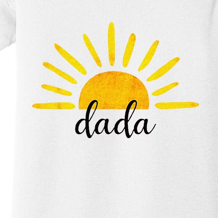 Dada Of The Birthday First Trip Around The Sun Birthday Baby Bodysuit