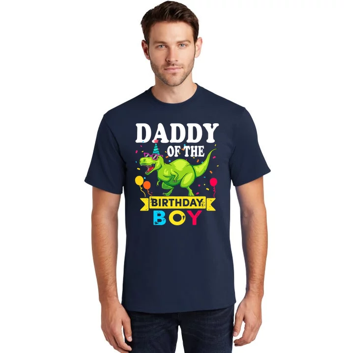 Daddy of the Birthday Boy T-Rex RAWR Dinosaur Birthday boy Tall T-Shirt