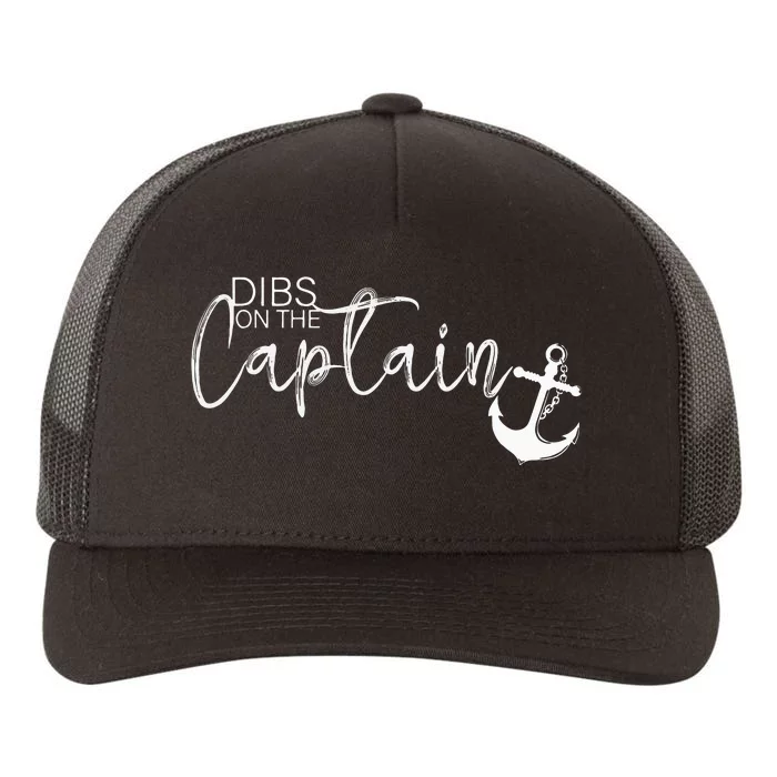 Dibs On The Captain Yupoong Adult 5-Panel Trucker Hat