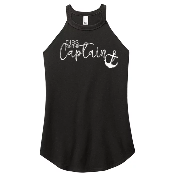 Dibs On The Captain Women’s Perfect Tri Rocker Tank