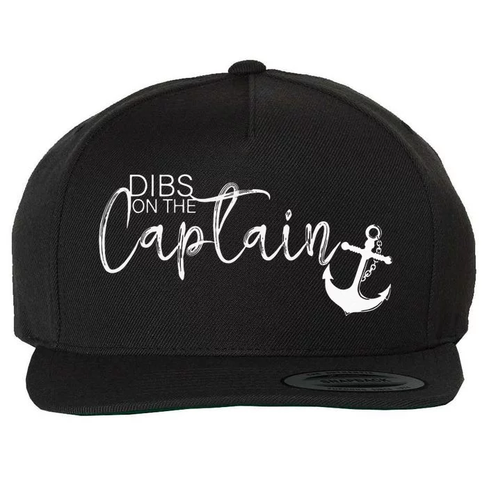 Dibs On The Captain Wool Snapback Cap