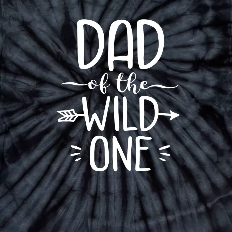 Dad Of The Wild One Shirt Funny 1st Birthday Safari Gift Tie-Dye T-Shirt