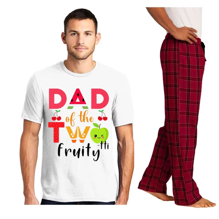 Dad Of the Twotti Frutti 2nd Birthday Party Fruit Themed Pajama Set