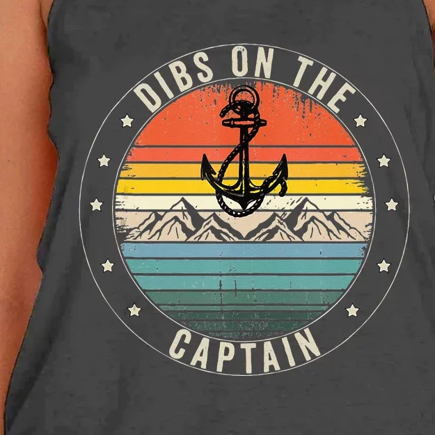 Dibs On The Captain Women's Knotted Racerback Tank