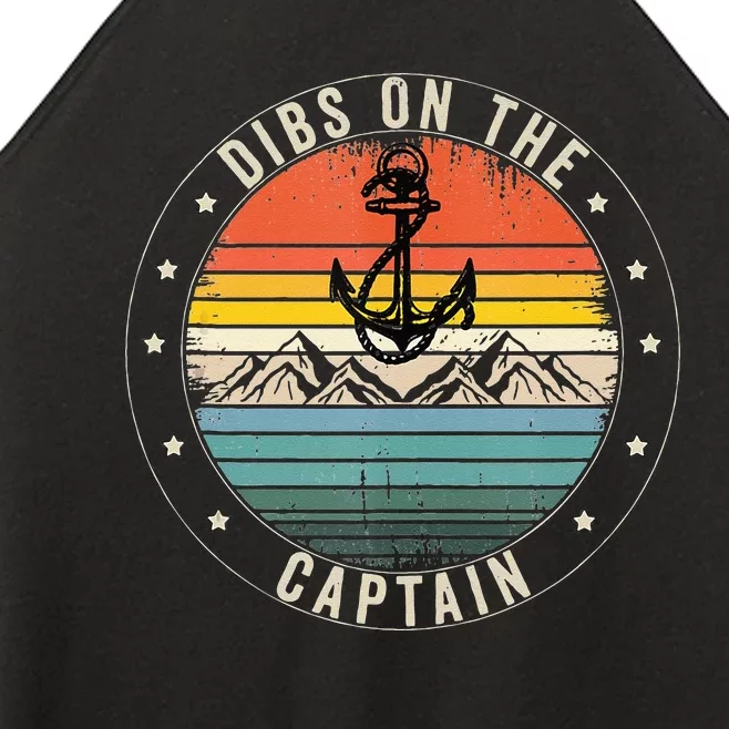 Dibs On The Captain Women’s Perfect Tri Rocker Tank