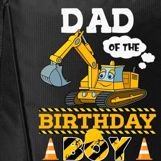 Dad Of The Birthday Boy Construction 1st Birthday Party City Backpack